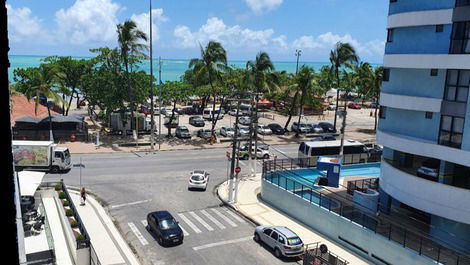 En Beira Mar Pajucara Aparte. Habitación y sala de estar