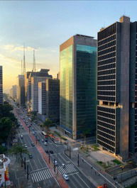 Vista da avenida paulista