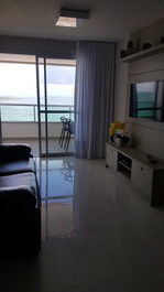 Beautiful apartment facing the sea with 2 bedrooms, in Praja de Itapuã