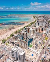 Ap Lido Maceió turismo a 150 pasos de la playa de Ponta verde ubicación privilegiada en Maceió