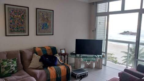 Apartamento Guarujá pitangueiras frente para o mar