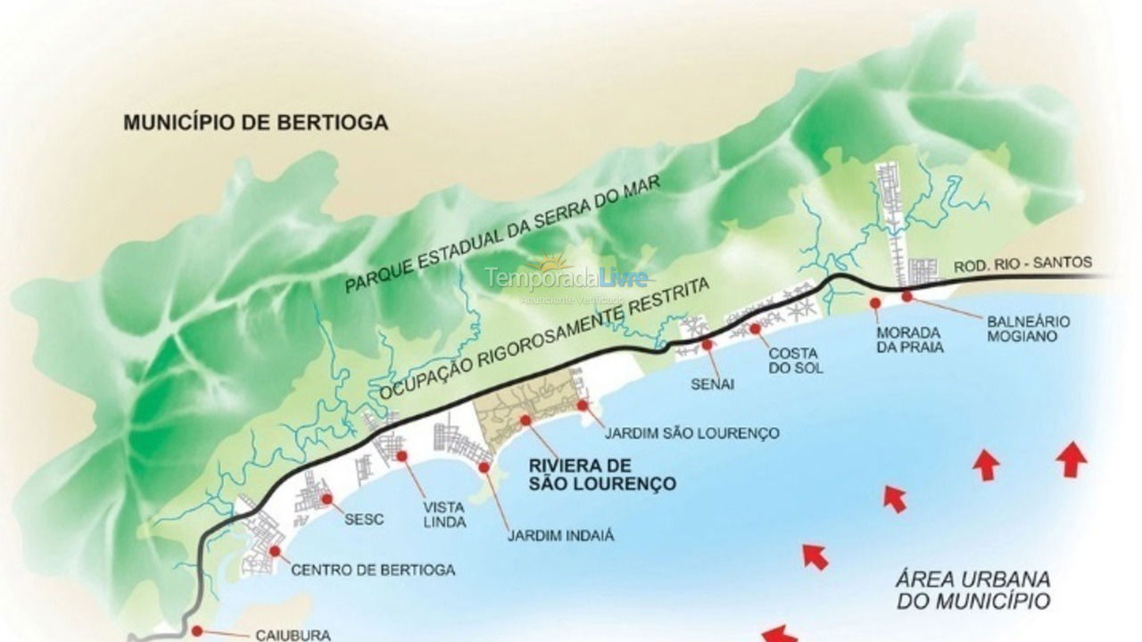 Casa para aluguel de temporada em Bertioga (Vista Linda)