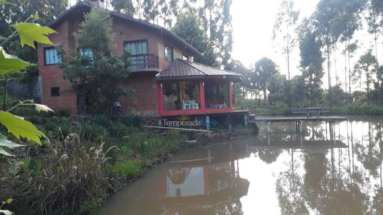 Granja para alquiler de vacaciones em Cruz Machado (Chacará 5km do Centro)