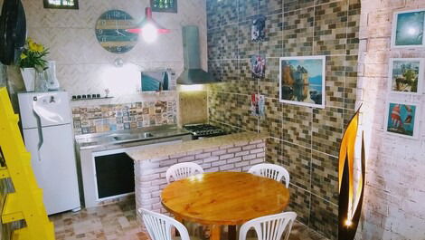 Cottage minutes from Perequê Beach /churas/WIFi250MB/Garg