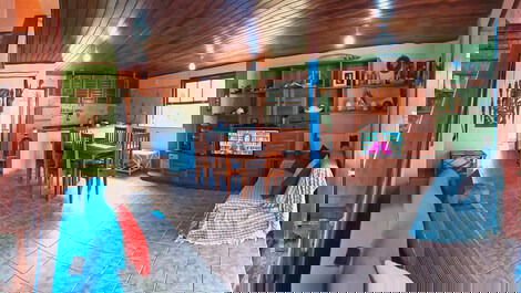 Sala e escada
