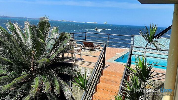 ? Casa para alugar em Vila Velha para temporada - Praia da Costa -  Excelentes Apartamento de frente para o Mar 4 pessoas com Wi-fi #86906 -  Temporada Livre