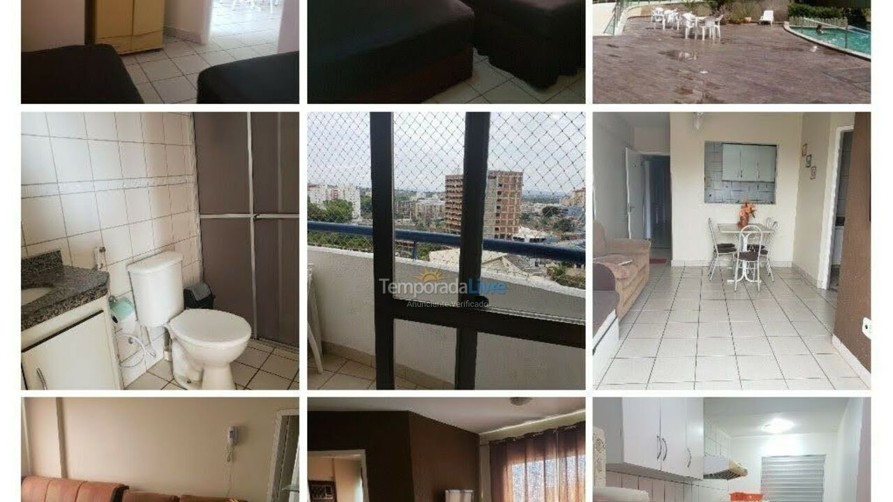 Apartamento para aluguel de temporada em Caldas Novas (Anexo Clube Ctc)