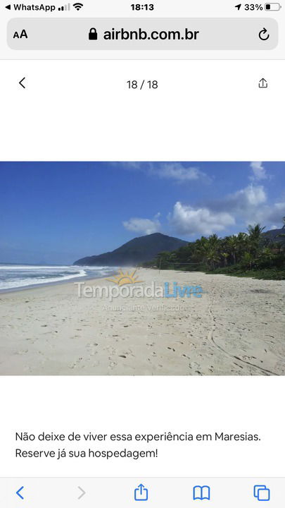 Casa para aluguel de temporada em São Sebastião (Maresias)