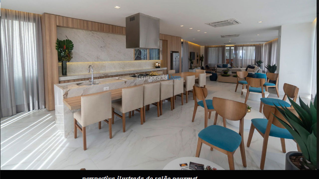 Apartamento para aluguel de temporada em Bertioga (Riviera de São Lourenço)