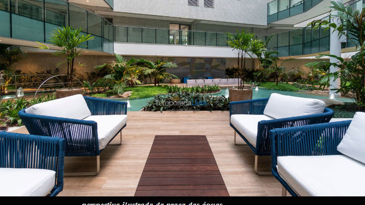 Apartamento para aluguel de temporada em Bertioga (Riviera de São Lourenço)