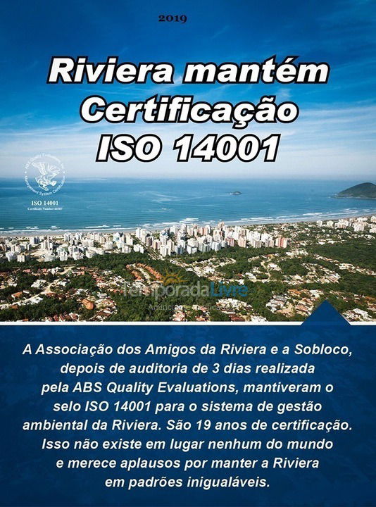 Apartamento para aluguel de temporada em Bertioga (Riviera de São Lourenço)