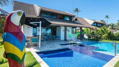 Bungalow Beira-Mar with 5 suites Pool no Cupe