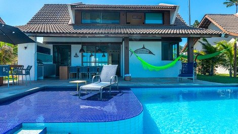 Bungalow Beira-Mar con 5 suites Pool no Cupe