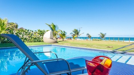 Bungalow Beira-Mar con 5 suites Pool no Cupe