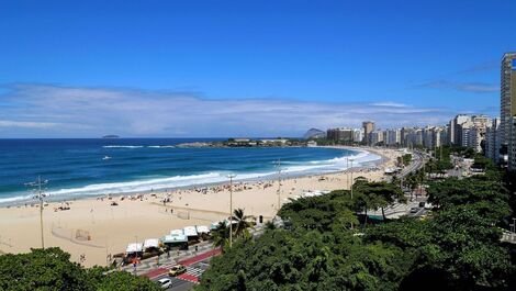 Rio145 - Hermoso apartamento frente a la playa de Copacabana