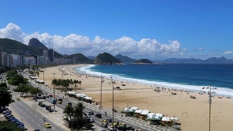 Rio145 - Beautiful apartment in front of Copacabana beach