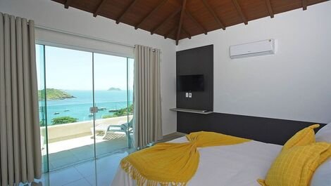 Buz016 - Hermosa villa con 6 suites en Búzios