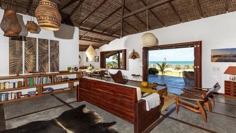 Cea016 - Hermosa casa de playa de 6 habitaciones en Guajiru