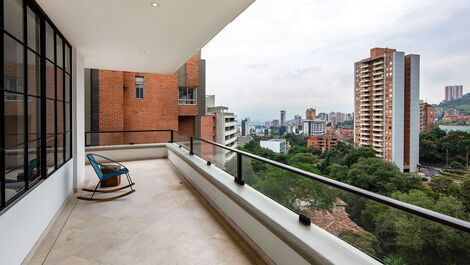 Med057 - Luxury apartment with 2 suites in Medellin