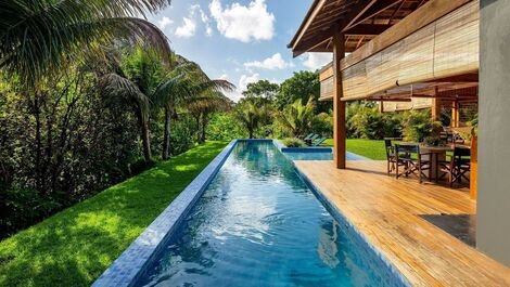 Bah410 - Excelente casa con piscina en Praia do Forte