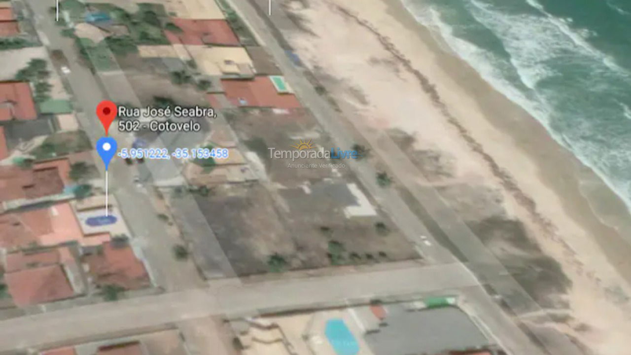 Casa para alquiler de vacaciones em Natal (Praia do Cotovelo)