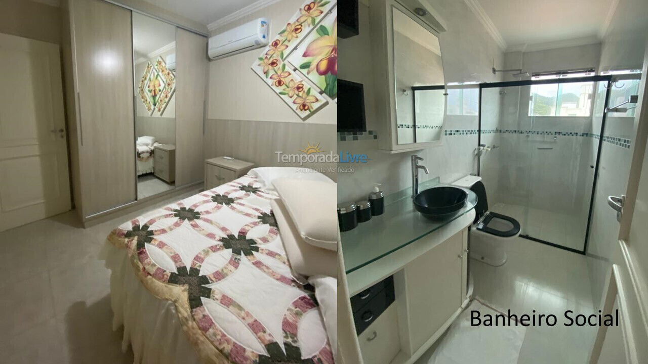 Apartamento para alquiler de vacaciones em Governador Celso Ramos (Praia de Palmas)