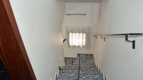 Escadaria para acesso aos quartos
