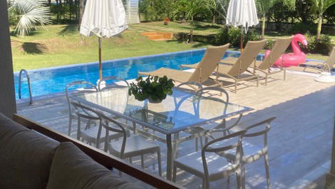 Comfortable House Guarajuba Oceanfront 5/4. 18 beds.Contact us!