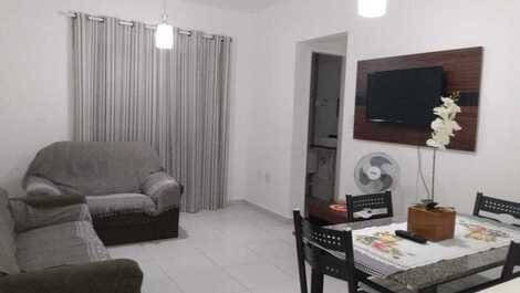 Apartment in Mongaguá right on the sand