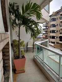 Apartment with balcony and kitchen