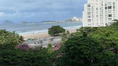 Vista para o mar de copacabana