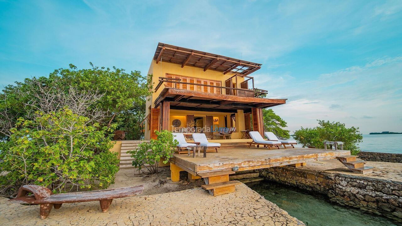 Casa para alquiler de vacaciones em Cartagena de Indias (Islas Del Rosario)