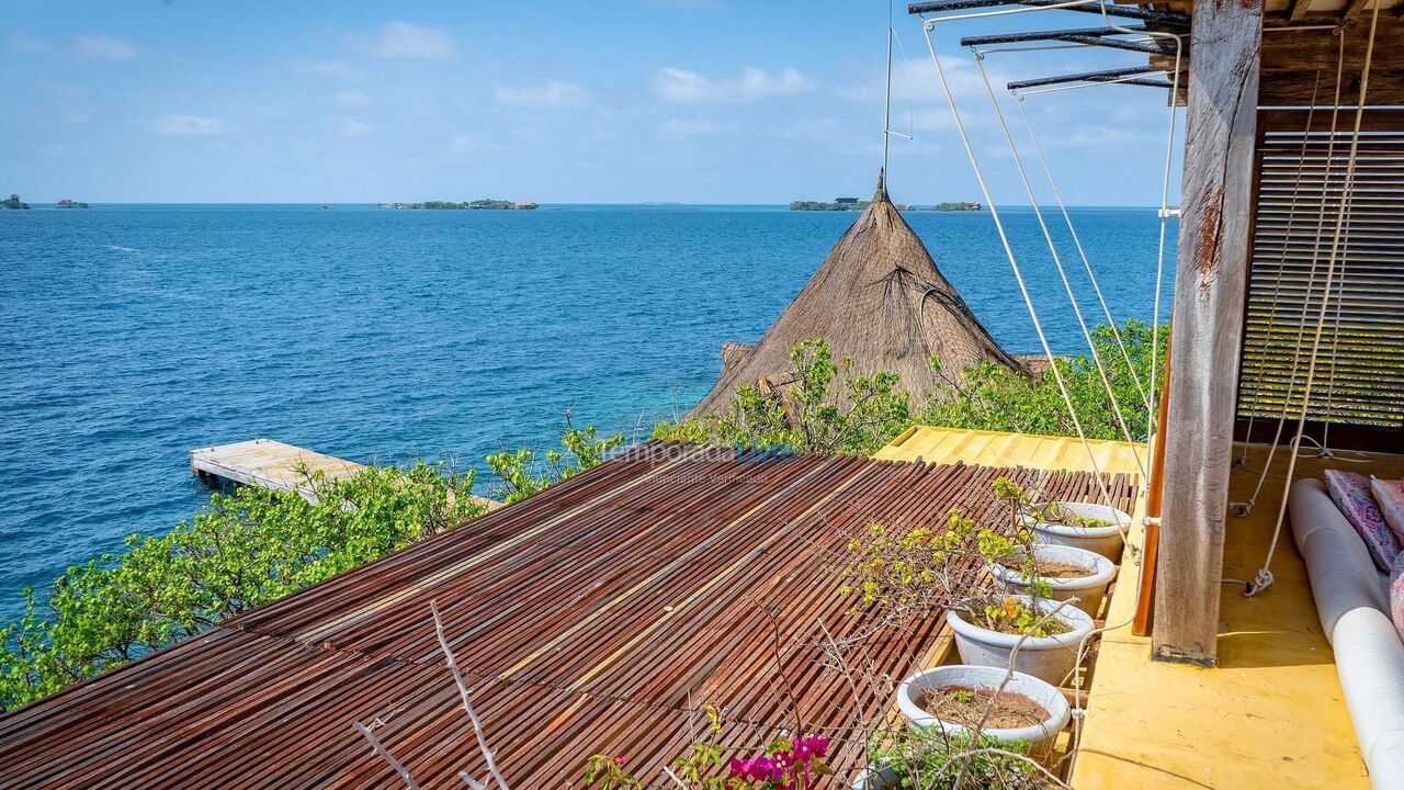 Casa para alquiler de vacaciones em Cartagena de Indias (Islas Del Rosario)