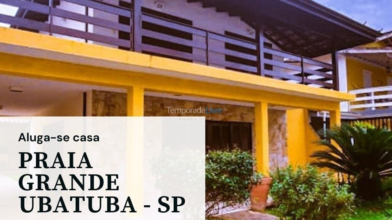 Casa para aluguel de temporada em Ubatuba (Praia Grande)