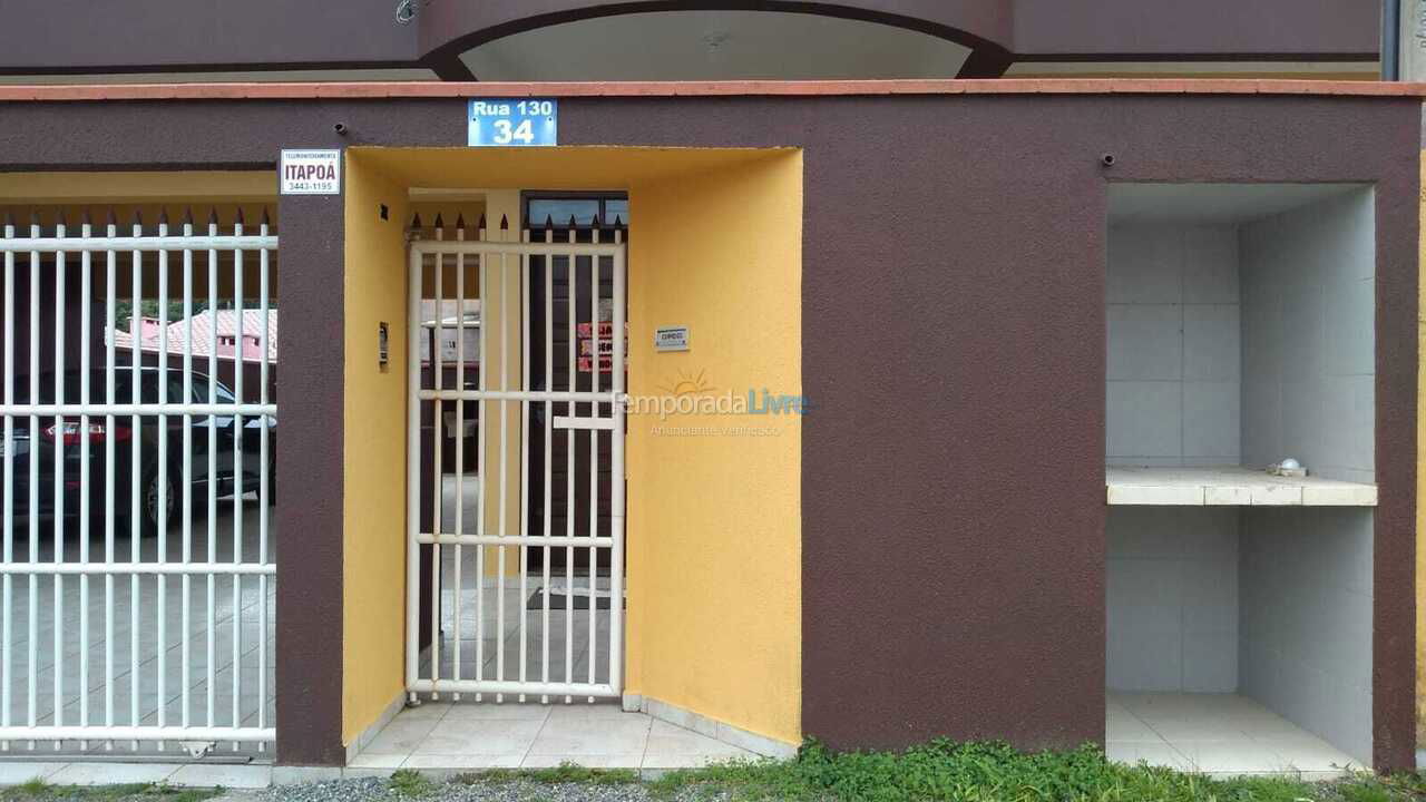 Apartamento para aluguel de temporada em Itapoá (Barra do Saí)