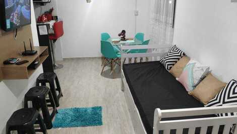 Hermoso apartamento en Ubatuba, playa Maranduba con 2 dormitorios