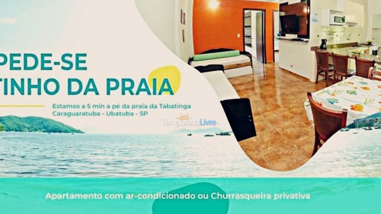 Apartment for vacation rental in Ubatuba (Tabatinga)