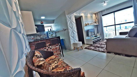 Apartment for vacation rental on the beach of Tambaú / João Pessoa