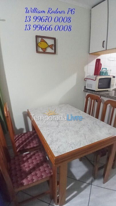 Apartment for vacation rental in Praia Grande (Vila Tupi)