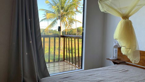 Yellow Bungalow overlooking the sea