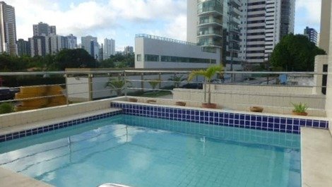 Furnished apartment, 3 bedrooms, with Wi-fi, Praia de Cabo Branco PB-Brasil