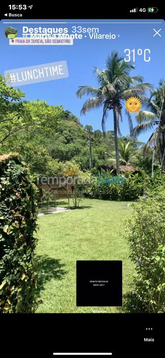 Casa para aluguel de temporada em São Sebastião (Praia da Jureia)