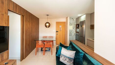 LUX1908 Apto de 2Qtos LUXUOSO no Ed. Lux Home Design - 2 Garagens -...