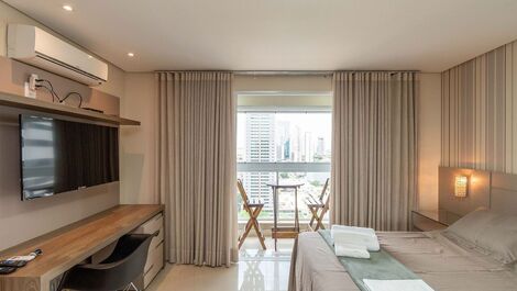 TH2003 Flat at Ed. The Expression, high floor - Setor Bueno -...