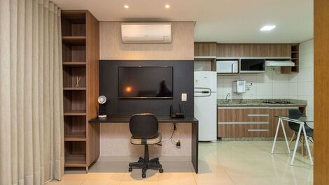 Cozy studio on the 15th floor - located