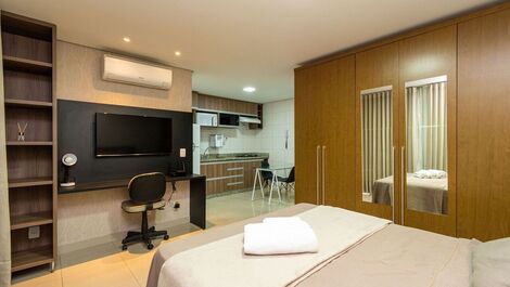 Cozy studio on the 15th floor - located