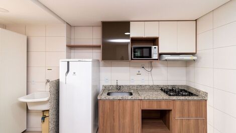 TH1305 Flat Moderno e acolhedor no Setor Bueno - Mobiliado - WI-fi...