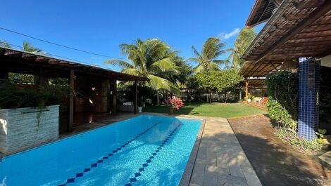 HOUSE/MANSION ON THE BEST BEACH OF SALVADOR, SWIMMING POOL, WATERFALL AND GARDEN