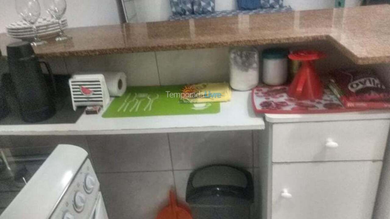 Apartamento para aluguel de temporada em São Vicente (Ilha Porchat)