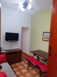 Apartment 1 minute walking to the beach of forte cabocento RJ